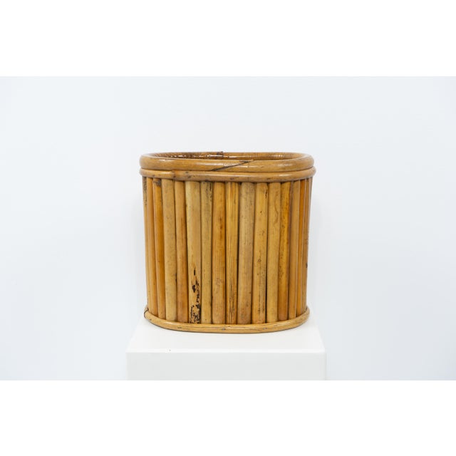 Brown Vintage Italian Cachepot by Gabriella Crespi, 1970s For Sale - Image 8 of 11