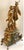 French Antique French Alabaster Clock "La Walkyrie" by Ernest Rancoulet (1875-1915) For Sale - Image 3 of 10