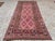 Maimana Kilim Gallery Rug, Handwoven Wool, 8x16, Rose & Chocolate For Sale - Image 4 of 11