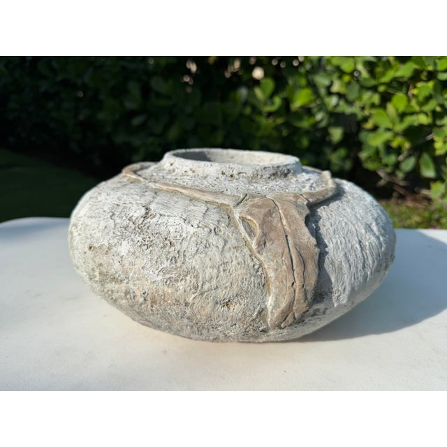 Contemporary Vintage Organic Modern Southwestern Studio Pottery Vessel For Sale - Image 3 of 10