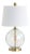 Orb Base Table Lamp - Clear & Gold For Sale