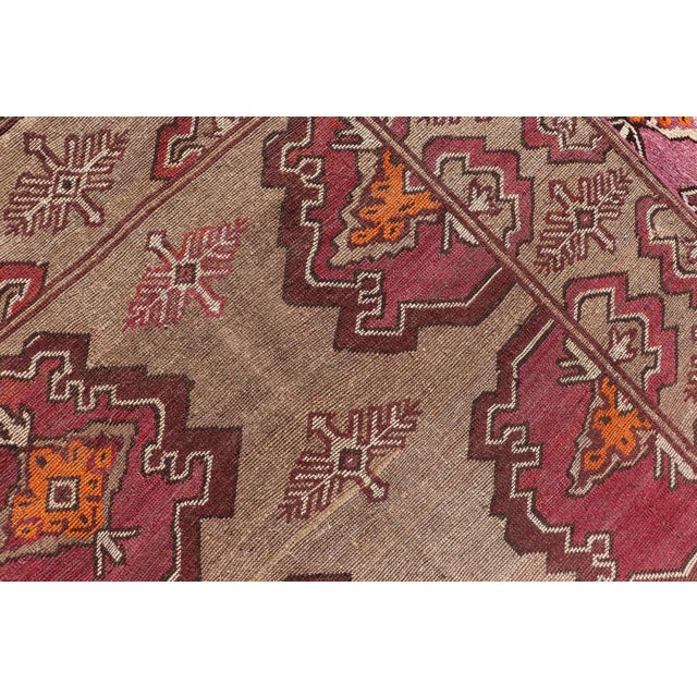Antique Kurdish Gallery Runner With Tribal Design in Repeating Medallions 5'1 X 10'10 For Sale - Image 11 of 11