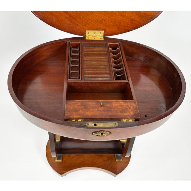 Empire Worktable by Jean Joseph Chapuis, 1810 For Sale - Image 5 of 9