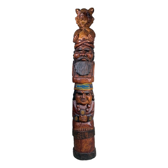 Ainu Totem Sculpture, Hokkaido, Japan, 1960s-1970s For Sale