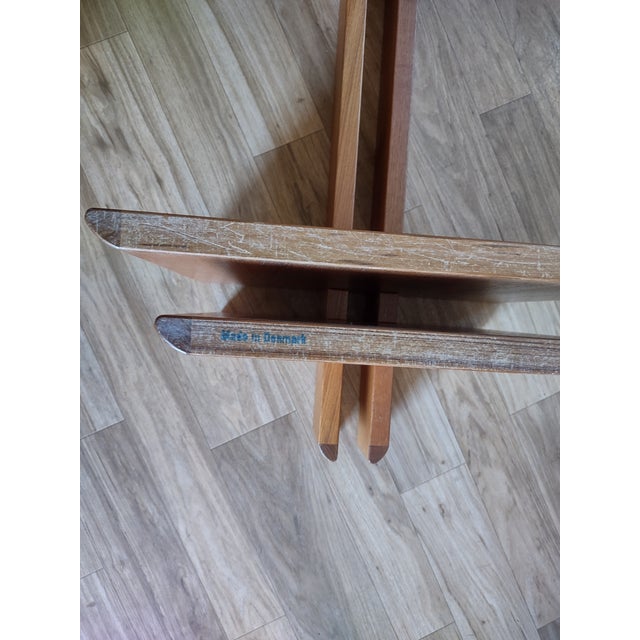 Gustav Gaarde Trekanten Oblong Teak and Glass Table For Sale - Image 6 of 7