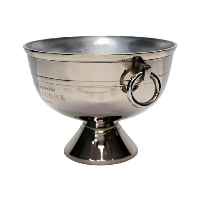 French Silver-Plated Champagne Cooler For Sale - Image 3 of 6