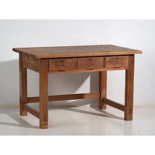 Japanese Worktable in Wood For Sale - Image 10 of 11