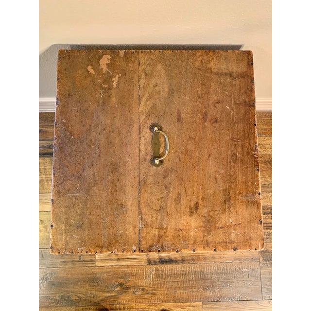 Wood Early 20th Century French Wood Box For Sale - Image 7 of 12