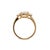 Metal 18k Yellow Gold 3.59ctw Cushion Cut Lab Grown Diamond Tree-Stone Engagement Ring, Size 7.75 For Sale - Image 7 of 9