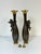 Pair 19th C. Gilt & Patinated Metal Cupid Candlesticks, After Auguste Moreau For Sale - Image 11 of 12