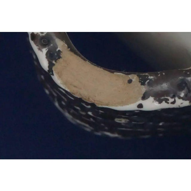 Vintage Ceramic Centerpiece Vase by Alpinolo Magnini for Cima Deruta, 1950s For Sale - Image 16 of 18