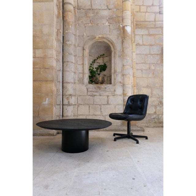 Primitive Gipsy 80 Low Basse Wood Top Table by Laurence Du Tilly For Sale - Image 9 of 15