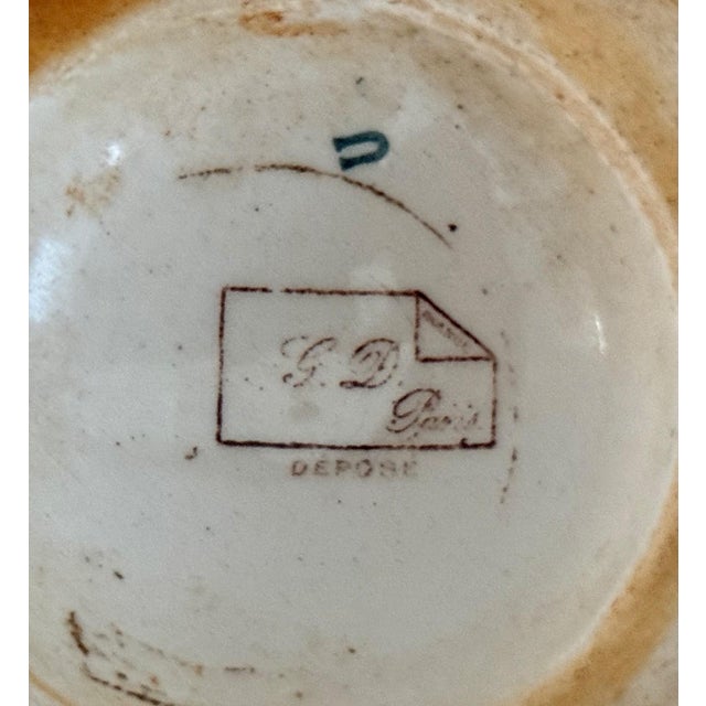 Ceramic 1892 Antique Ceramic Calendar Paperweight W. W. Wattles & Sons Pittsburgh g.d. Paris Depose For Sale - Image 7 of 7