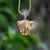 Gold Vintage 18k Gold Egyptian Revival Sekhmet Lion Pendant From Egypt For Sale - Image 8 of 8