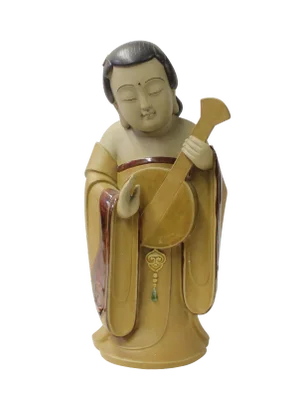 Chinese Oriental Ceramic Tong Style Lady Figure