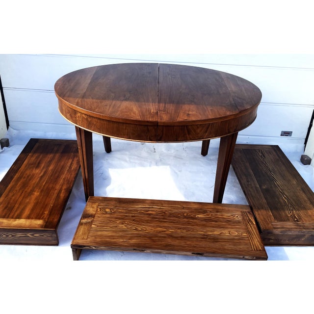 Large Oval Extendable Table For Sale - Image 14 of 18