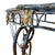 Black French Empire Style Wrought Iron & Black Marble Serpentine Console Table For Sale - Image 8 of 11