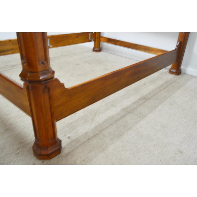 Brown Henredon Queen Bed For Sale - Image 8 of 13