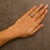 Early 21st Century 14K Yellow Gold Plated .925 Sterling Silver 1/5 Cttw Diamond Art Deco Style Engagement Ring Bridal Set (I-J Color, I3 Clarity) - Ring - Size 10 For Sale - Image 5 of 6
