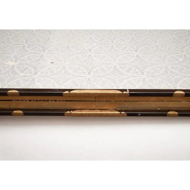 XL Shōwa Era Japanese Gold Leaf & Maki-E 6-Panel Byobu Screen For Sale - Image 9 of 12