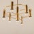 1970s Vintage Geometric Brass Chandelier from Gaetano Sciolari, 1970s For Sale - Image 5 of 13