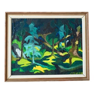 S. Oliver, Swedish Landscape, Painting, 1964 For Sale