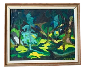 S. Oliver, Swedish Landscape, Painting, 1964