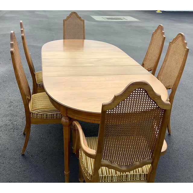 1950s Mid Century Walter of Wabash Dining Room Table & 6 Chairs Chairish