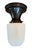 Mid-Century Modern Mid 20th Century Mid-Century Modern Milkglass Wall Sconce For Sale - Image 3 of 5