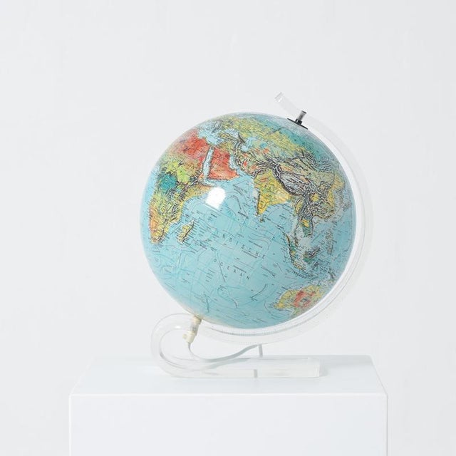 Acrylic Glass Globe Lamp For Sale - Image 5 of 18