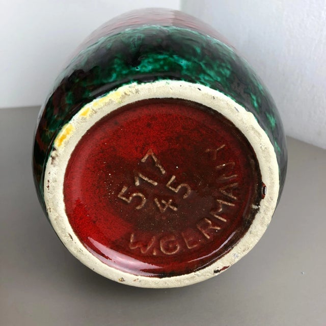 Vintage Fat Lava 517-45 Floor Vase from Scheurich, 1970s For Sale - Image 15 of 16