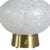 Featuring a softly luminous lunar glass body and dramatically tapered neck, this table lamp brings an atmospheric glow and...