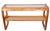 Mid 20th Century Mod Lou Hodges Oak and Glass Console Table For Sale - Image 12 of 18