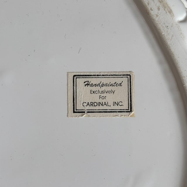 Vintage Hand Painted Ceramic Fish Tureen & Ladel For Sale - Image 14 of 16