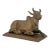 Indian Seated Bull Brass Sculpture, 19th C. For Sale