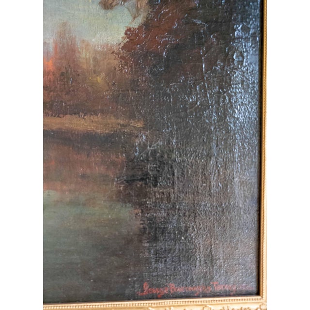 Early 20th Century American Tonalist Landscape Painting by George Burroughs Torrey For Sale - Image 9 of 16
