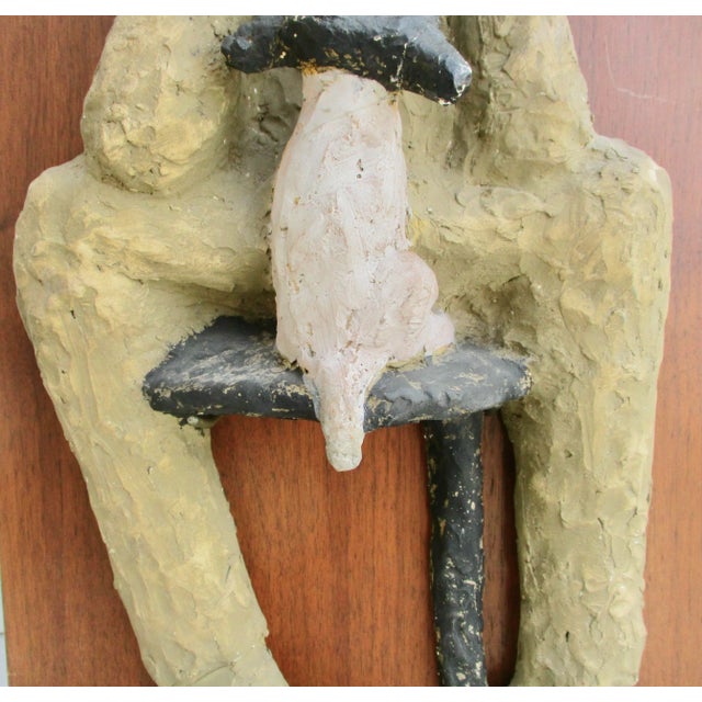 Mustard Rucki, Jean Lambert, Original Plaster Sculpture, Signed With Date 1937 For Sale - Image 8 of 11