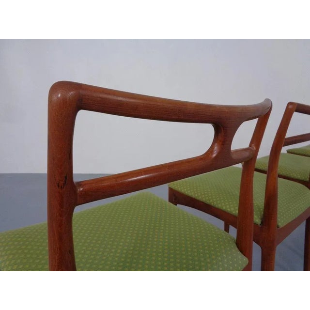 Model 94 Teak Dining Chairs by Johannes Andersen for Christian Linneberg, 1960s, Set of 4 For Sale - Image 16 of 18
