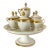 French Vintage Set of Porcelain Cream Pots- 13 Pieces For Sale