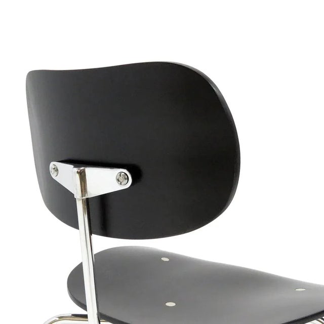 Ebony Set of Four Dining Chairs by Egon Eiermann for Wilde & Spieth For Sale - Image 8 of 12