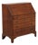 Antique Bench Made Inlaid Walnut Slant Front Desk For Sale