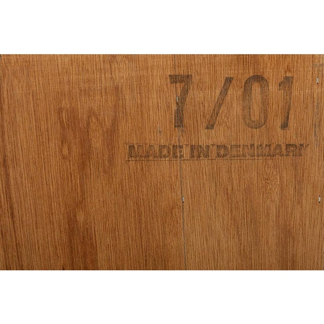 Danish Teak Sideboard with Tambour Doors and Drawers, 1960s For Sale - Image 12 of 14