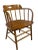 Mid-Century Modern Pair of Vintage Boling Chair Company Wooden Club Captains Chairs For Sale - Image 3 of 9