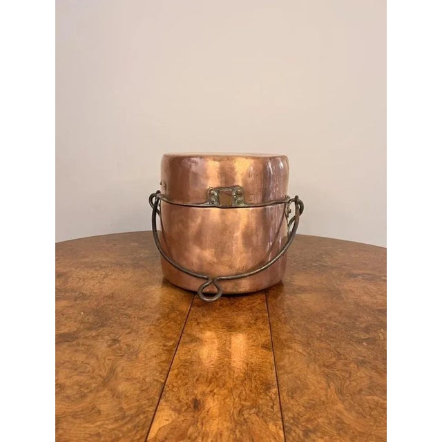 Antique George III Copper Cooking Pot, 1770 For Sale - Image 6 of 7