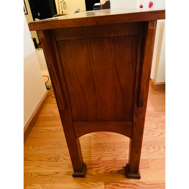 Abc Carpet Home Mission Side Table Bar Cabinet Chairish