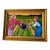 Offered is a 1991 painting of two women working in a field of flowers in acrylic and signed "Stanley 91". It comes in a...