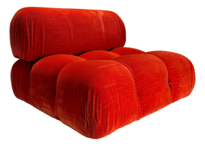 First Edition Camaleonda Lounge Chair in Velvet by Mario Bellini for C&B Italia, 1973