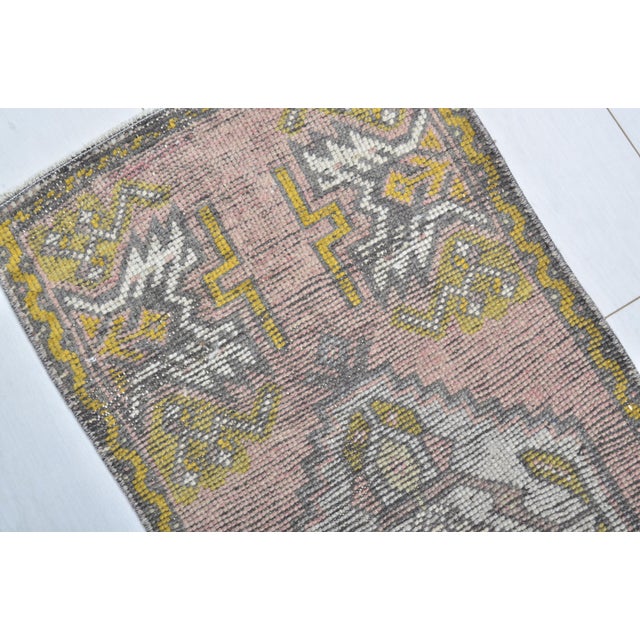 Mid 20th Century Little Turkish Anatolian Rug For Sale - Image 4 of 5