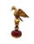 European Carved Wood Bird Sculpture on Finial 9.5" H For Sale - Image 4 of 9