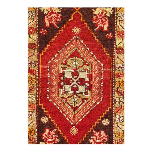 Hand knotted Turkish Oushak rug made of 100% hand-spun lamb's wool rug and all natural dyes. Each rug has a dense, soft...